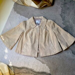 Spiegel 100% leather, cropped jacket